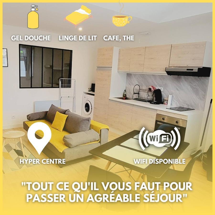 Ferienwohnung Le Wlerick 1 - Hyper Centre - Au Calme - Wifi Mont-de-Marsan Exterior foto